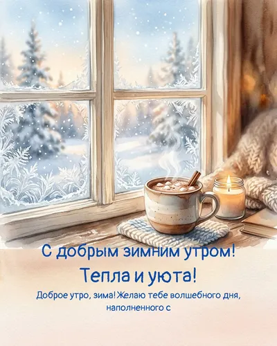 С добрым зимним утром! Тепла и уюта! — morning winter 14